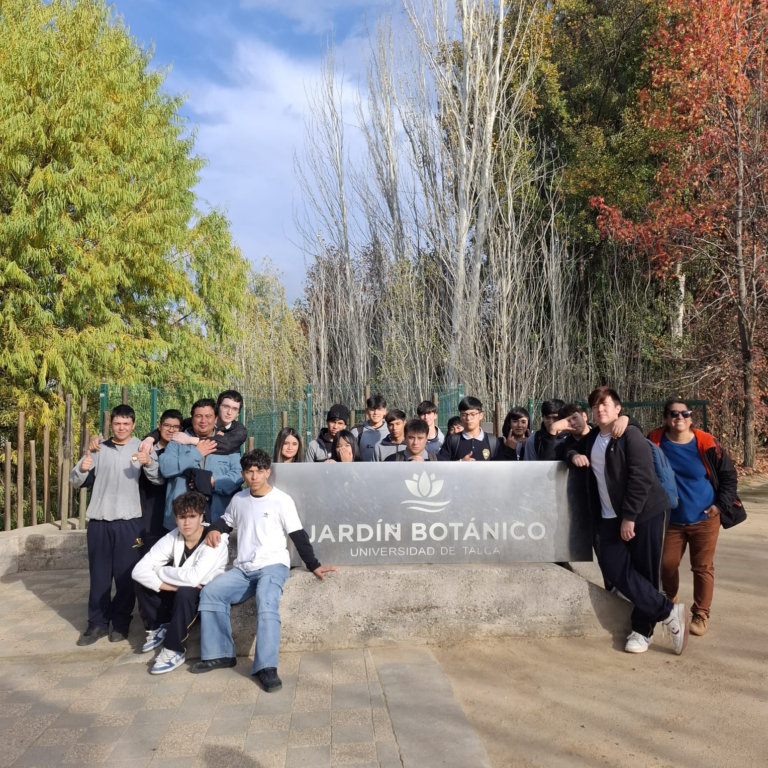 Visita al Jardín Botánico de la Universidad de Talca