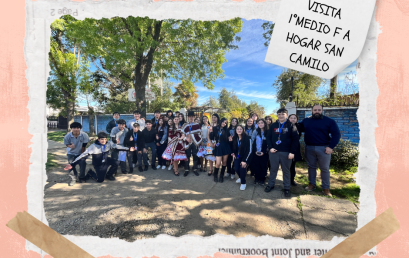 Estudiantes de 1°medio F realizaron una significativa visita solidaria al Hogar de Ancianos San Camilo